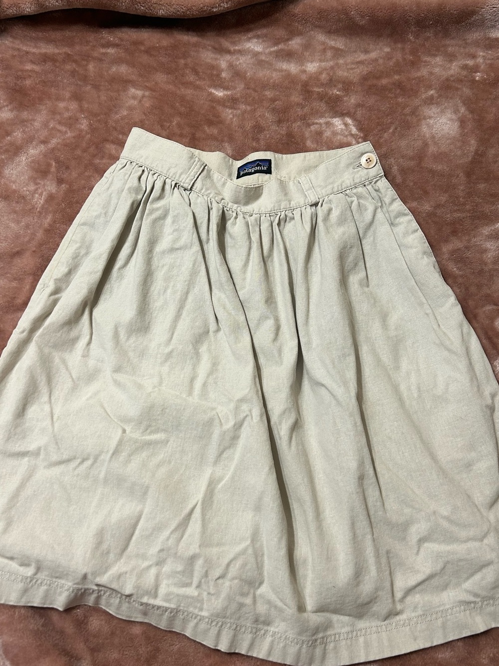 Patagonia beige Gathered Skirt
